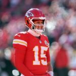 A Kansas City Chiefs sztarja Patrick Mahomes elorelepkest mutat az ACL seruleseben keszult videoval