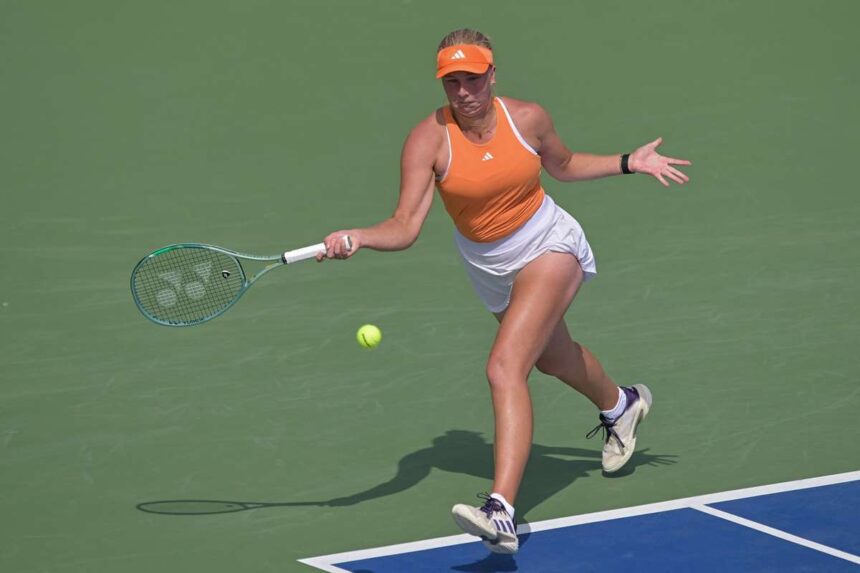 Bizarr incidens billentette ki Tausont az egyensulyabol Putinseva legyozese soran az Indian Wells en