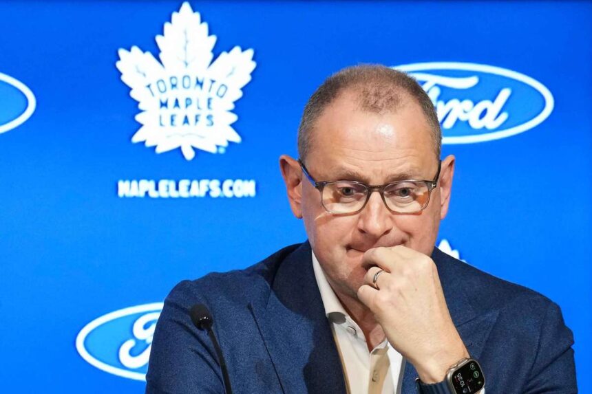 Brad Treliving a Toronto Maple Leafs ugyvezeto igazgatojat elkuldtak