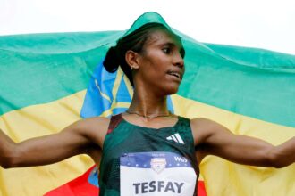 Fotyen Tesfay a masodik leggyorsabb maratont futotta debitalo versenyen