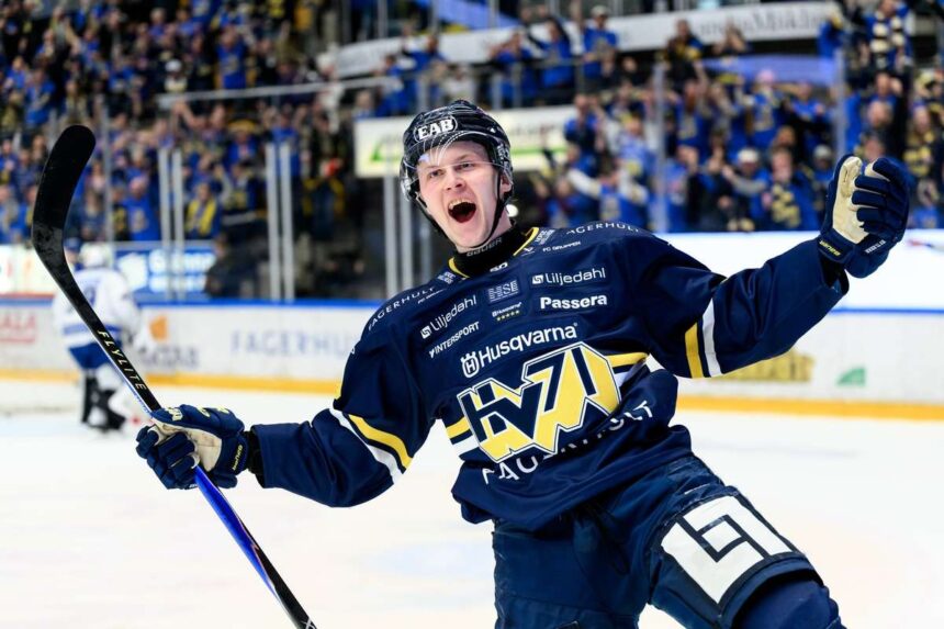 HV 71 2 0 as elonyre tesz szert az SHL rajatszasi sorozatban a Leksand ellen aratott 3 2 es hazai gyozelmmel