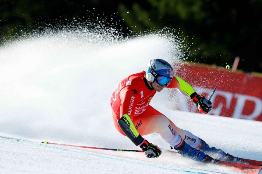 Marco Odermatt megnyerte a vilagbajnoki szuper G globat a Courchevel i torles utan
