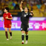 Sam Kerr goltlott Ausztralia bejutott a kinai csapat legyozesvel az Azsia Kupa dontojebe