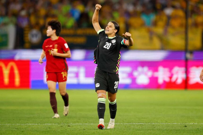 Sam Kerr goltlott Ausztralia bejutott a kinai csapat legyozesvel az Azsia Kupa dontojebe