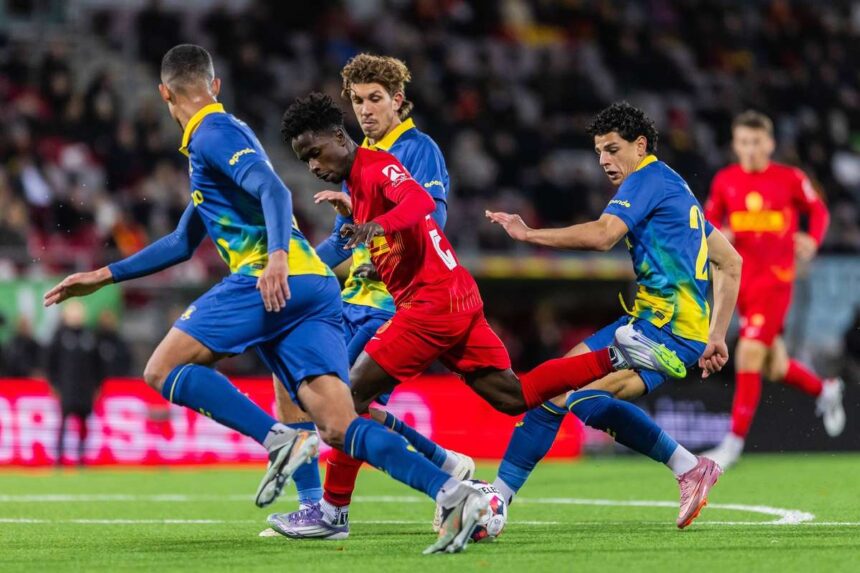 A Brondby 11 orat utan szerzi meg az elso goljat de megis az utolso pillanatban vereseg szenved Farumban