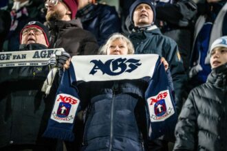 Az AGF hat ponttal veza a dan Superliga tabellajanak elen a donto Viborg elleni gyozelmevel