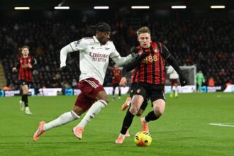 ezek az arsenal es a bournemouth merkozesenek szamjai