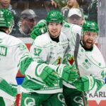 rogle meccset tuzott ki a hetedik dontore a farjestad ellen az shl rajatszas negyeddontojeben