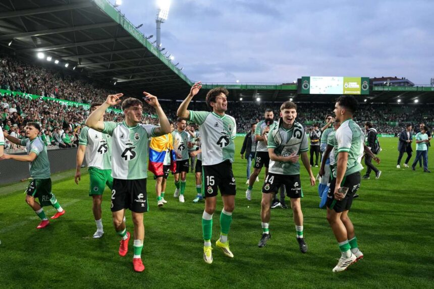 A Racing Santander feljutott a LaLigaba a Valladolid ellen aratott gyozeleme utan