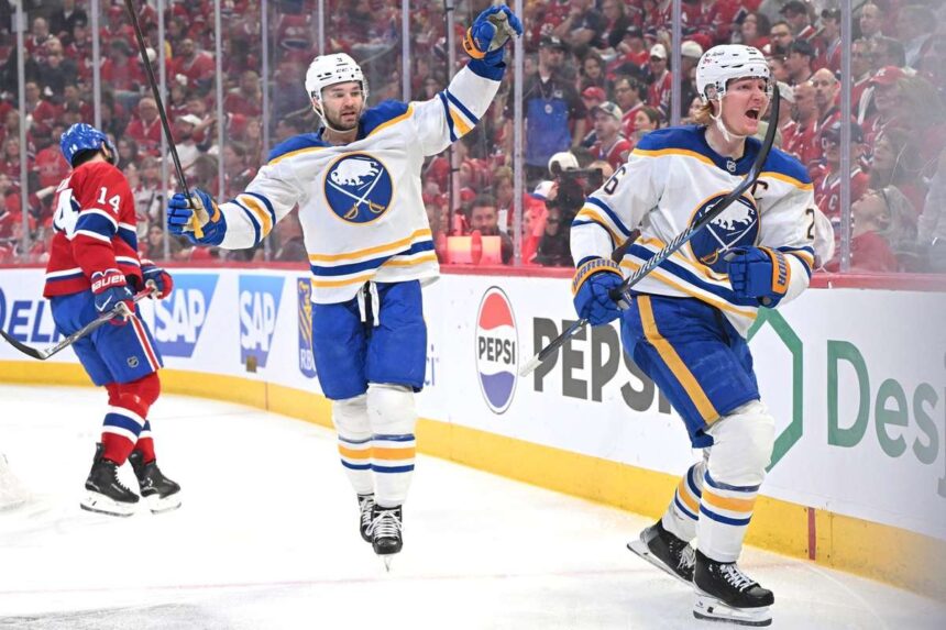 A Sabres nyolc golt rugott a Canadiens ellen ezzel kenyszeritve a hetedik meccset