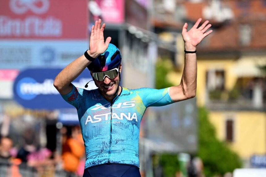 Alberto Bettiol szologyozelmet arat a Giro dItalia 13 szakaszan mig Afonso Eulalio megoriz a rozsaszin trikot