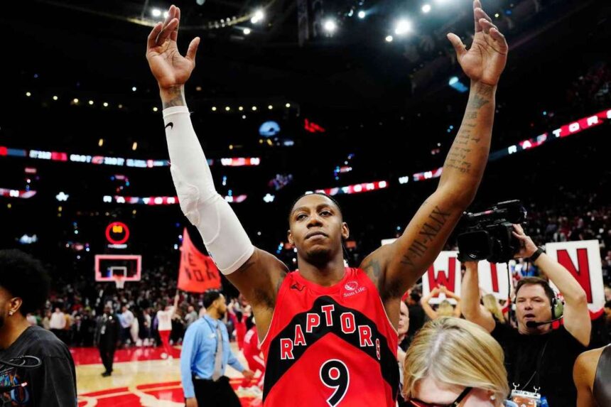Barrett megdonti a merkozes t a Raptors kenyszeriti a 7 meccset a Cavaliers ellen