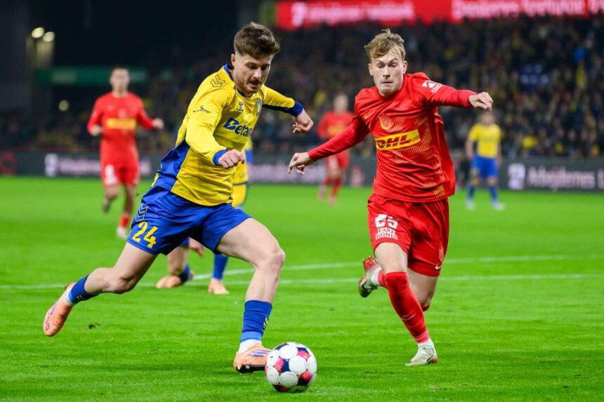 Divkovic egyenlitest er el a Brondbynak a tiz fos Nordsjaelland ellen hogy eletben tartsa a harmadik helyert folytatott remenyeit