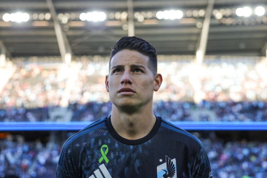 James Rodriguez a Minnesota United veresge utn Kolumbival kszl a Vilgbajnoksgra