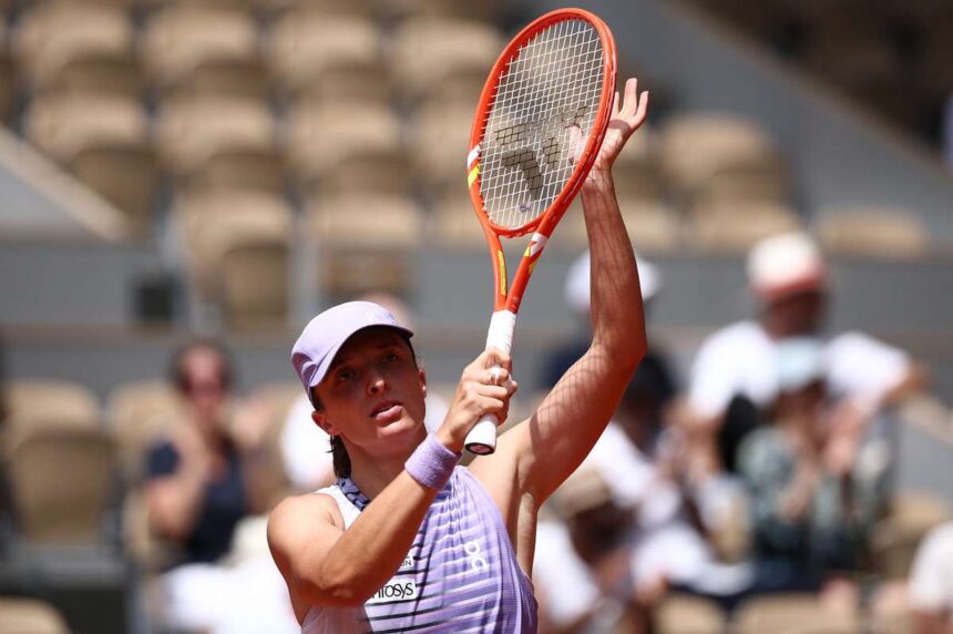 Negyszeres gyoztes Swiatek a legjobbak koze jutott a French Openen