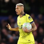 Richarlison tortenelmet ir a Tottenhamnal miutan megszerezte a klub 2000 Premier League goljat