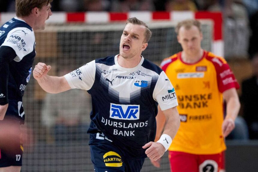 Skanderborg AGF es Aalborg Kezilabda osszecsapasa a dan belfoldi kezilabda dontojeben