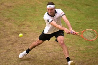 A legjobb kiemelt Taylor Fritz sajnalatosan visszalepett az Eastbourne i tornatol hogy a Wimbledont helyezze elotermbe