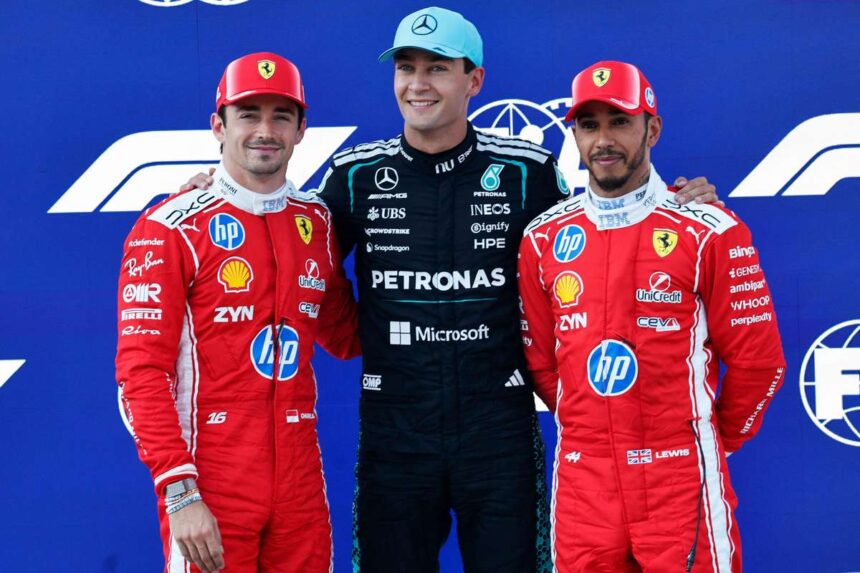 George Russell pole poziciot szerez a Ferrari pilotai elott az Osztrak Nagydijon