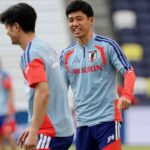 Japan kapitany Wataru Endo idoversenyben hogy atmenjen a vilagbajnoki nyitofitneszteszten