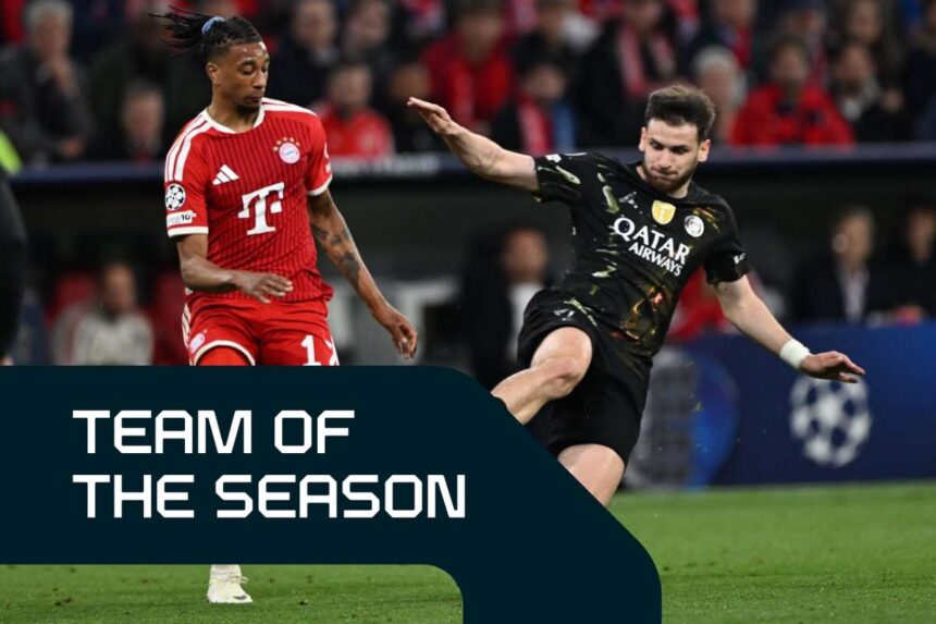 Mely PSG es Bayern csillagok szerepelnek az Ev Bajnokok Ligaja Csapataban