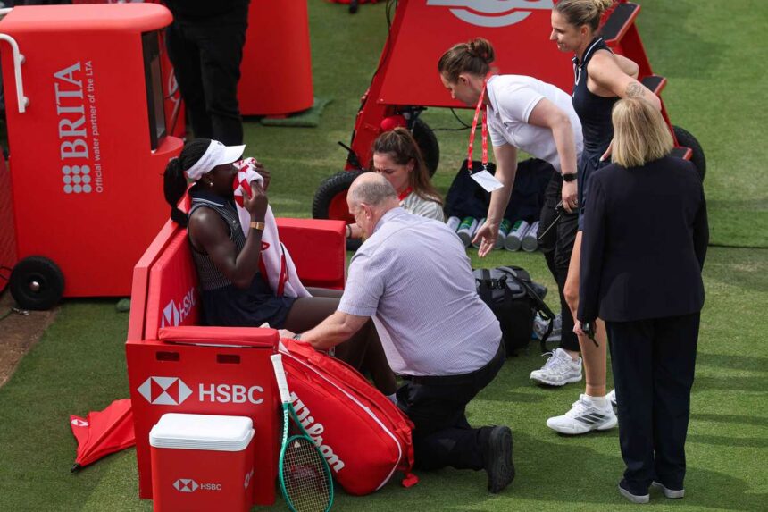 Serena Williams paros merkozesek ketsegess valt miutan parja Victoria Mboko serulest szenvedett