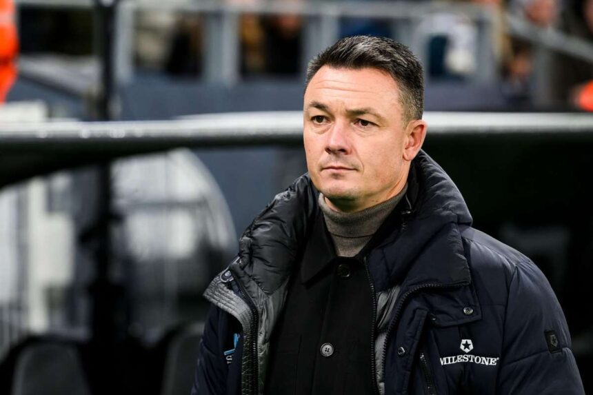 Sonderjyske edzoje Thomas Norgaard valtja Steve Coopert a Brondby kispadjan