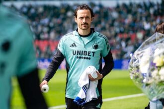 Az FC Koebenhavn sulyos hatranyos helyzetben Svensson Europai debutalasa elott a Konferencia Ligaban