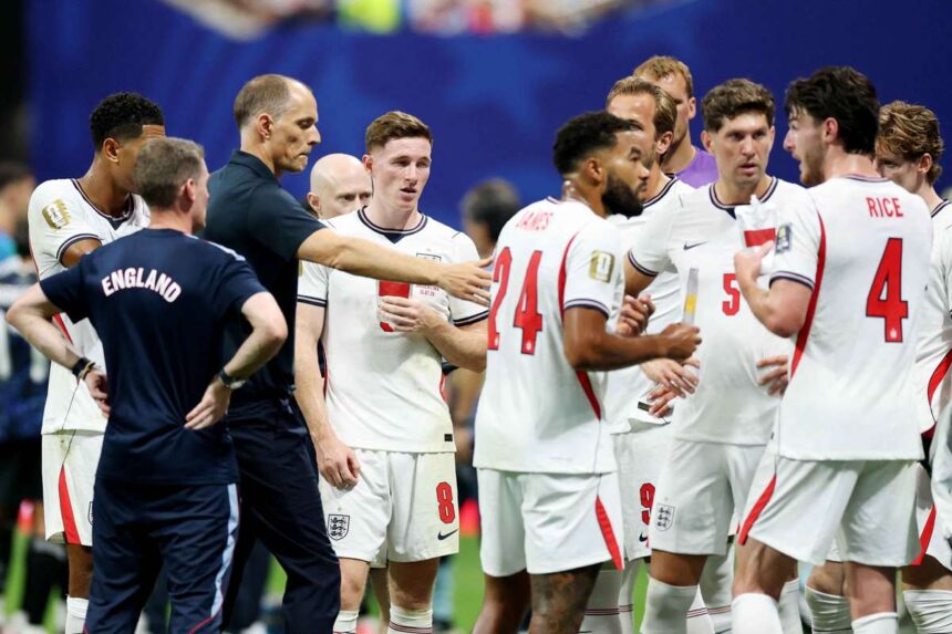 Az angol jatekosok allitolag megdobbentek Tuchel vedekezo visszavonulasan Argentina ellen