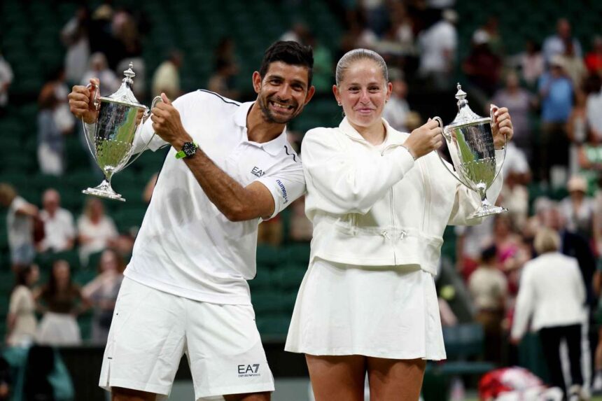 Ostapenko es Arevalo visszaternek es megnyerik a Wimbledon vegyes paros dontot