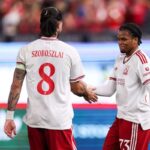 Rio Ngumoha donto golt szerez amivel a Liverpool elonybe kerult a Wrexham ellen a felkeszulesi gyozelem soran