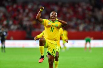 A Banyana Banyanak sikerul megszakitania Nigeria vilagbajnoki sorozatat a selejtezogyozelemvel