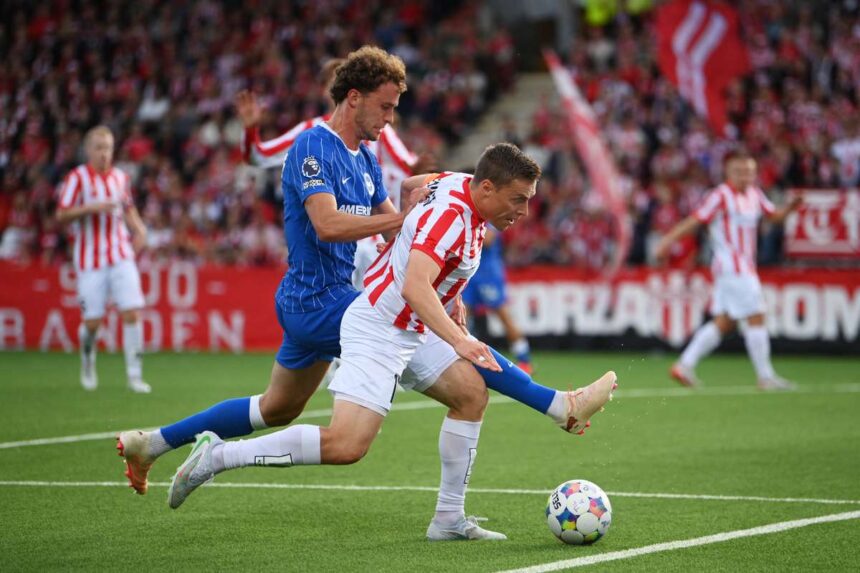 A Brighton gol nelkul dontetlent jatszott a Tromsoval a Konferencia Liga selejtezojenek elso merkozesen