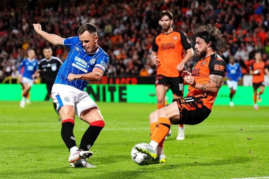 A Rangers dontetlent jatszott a Dundee United ellen a skot Premiership nyitomerkcozesen ahogy megkezdodott McInnes korszaka
