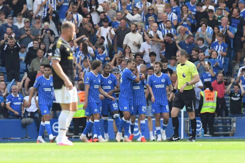 Brighton negy golt lott 23 perc alatt ezzel szetzuzta a 10 fos Aston Villat