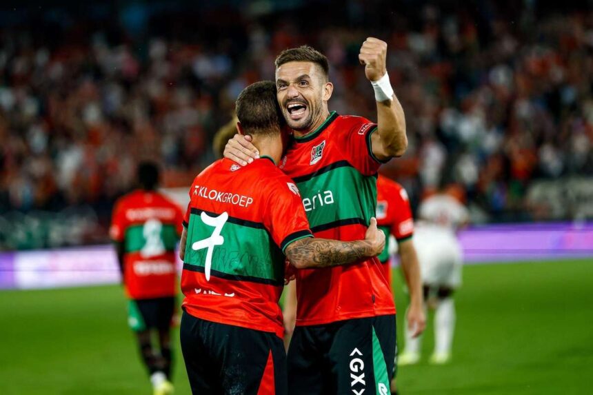 Emre Mor hosszabbitas utan megszerezte a NEC Nijmegen elso Bajnokok Ligaja gyozelemet