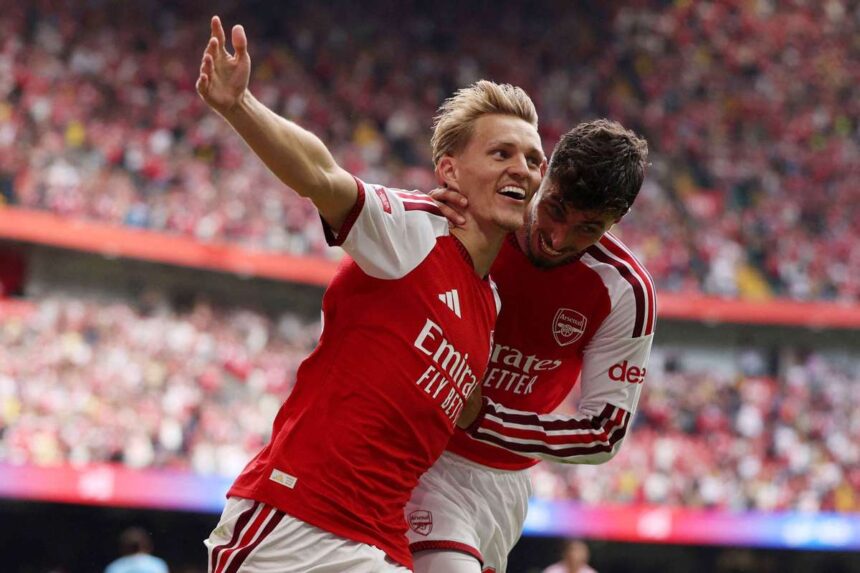 Golgazdag Arsenallal szetzuzi a Manchester Cityt es megnyeri a Community Shieldet Cardiffban