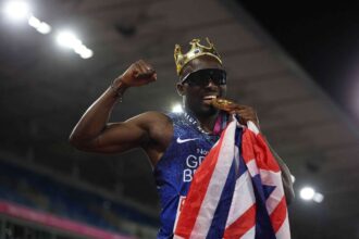 Romell Glave felulmulja a cimvedo Marcell Jacobst es megnyeri az europai 100 meteres aranyermet