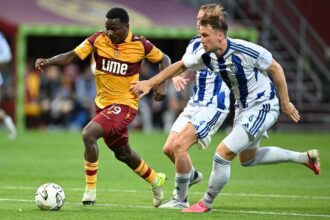 Said brace segit a Motherwellnek atjutni az HJK teszten es bejutni a Konferencia Liga rajatszaba