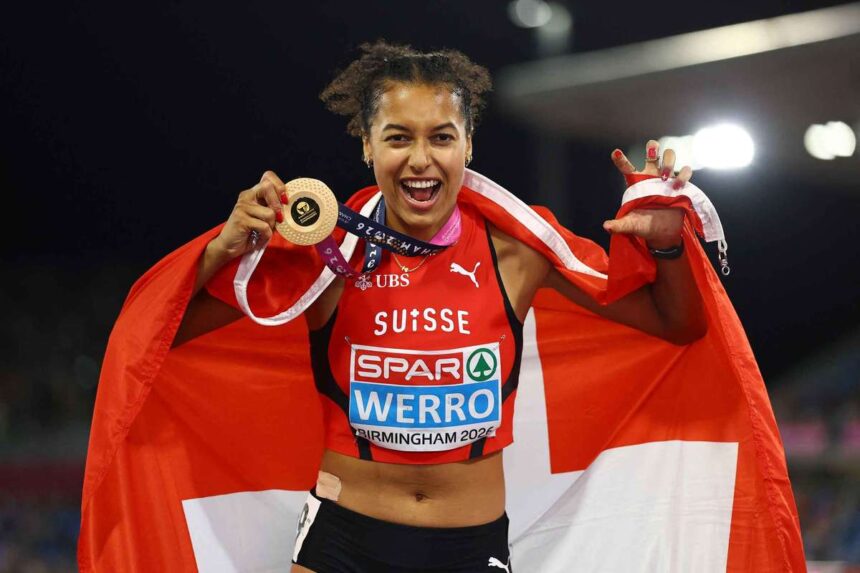 Svajc Audrey Werro megnyeri a noi 800 m es aranyermet a Keely Hodgkinson elott