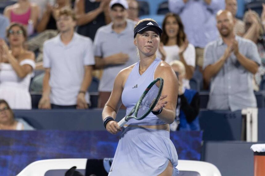 Wimbledon bajnok Noskova legyzi Tausont Cincinnatiban